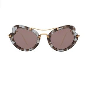 NWT MIU MIU Butterfly 52mm Acetate Sunglasses